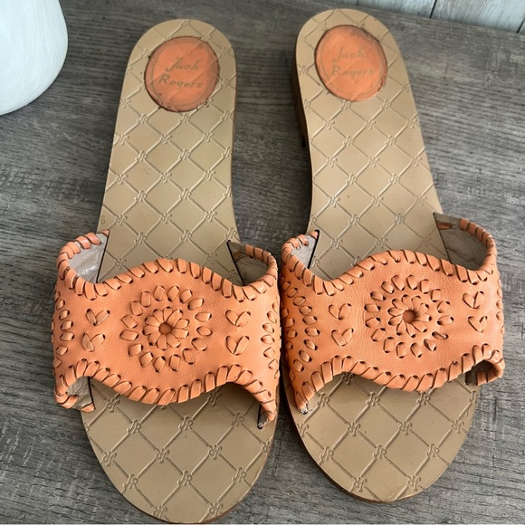 Jack Rogers Shoes - Jack Rogers Women's Slide Sandals in Orange 10